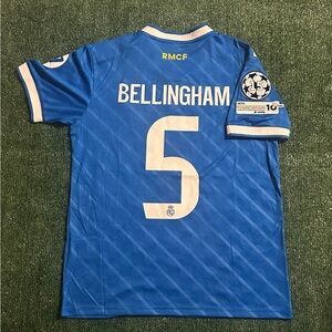 Bellingham #5 Real Madrid 25/26 Third Jersey Fan Version Size Medium